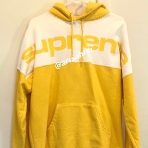 Authentic SUPREME Block Print Logo Hoodie